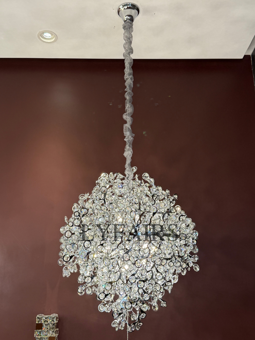 Modern Gyroscopic Chrome Pendant Light Fixtures for Dining Room/Living Room