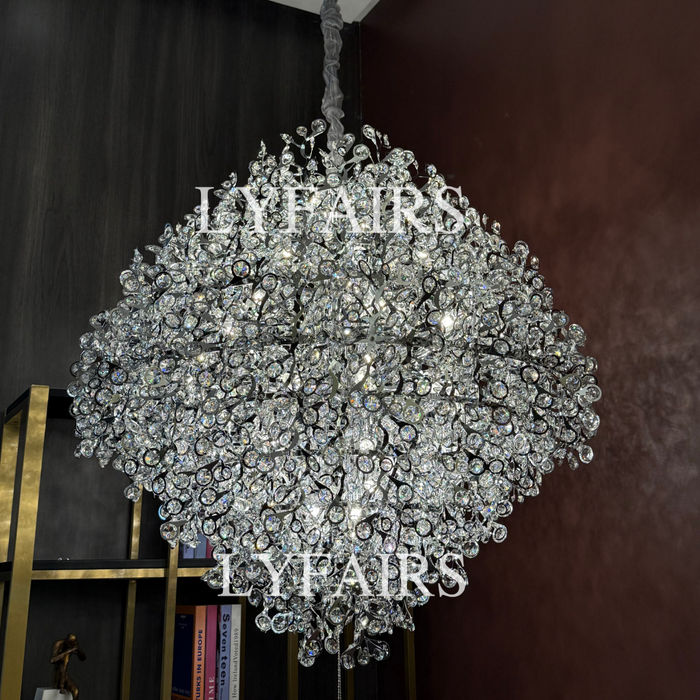 Modern Gyroscopic Chrome Pendant Light Fixtures for Dining Room/Living Room