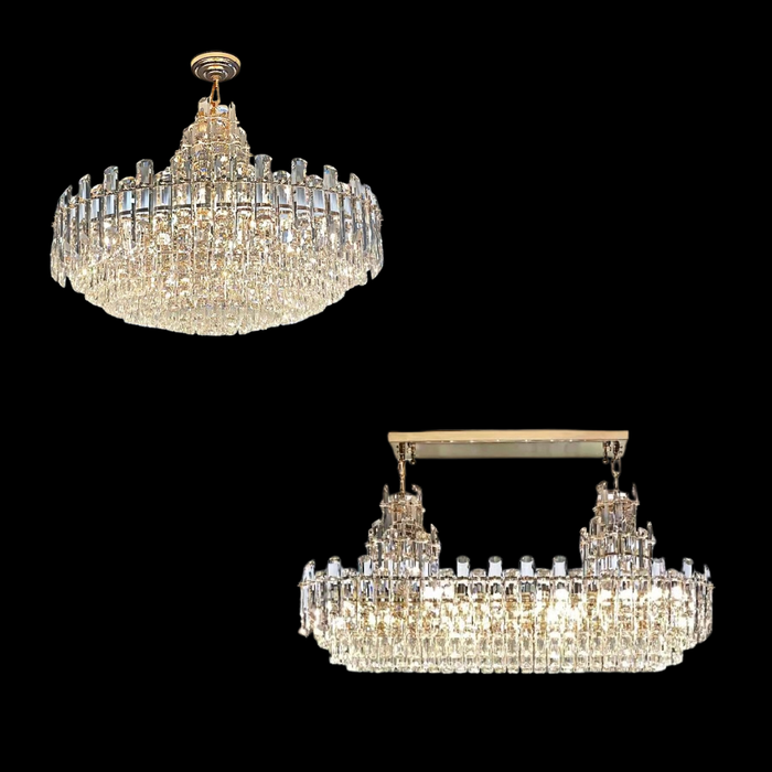 Lámpara de lujo moderna para sala de estar, lámpara de techo para comedor, estilo conciso, accesorio para dormitorio