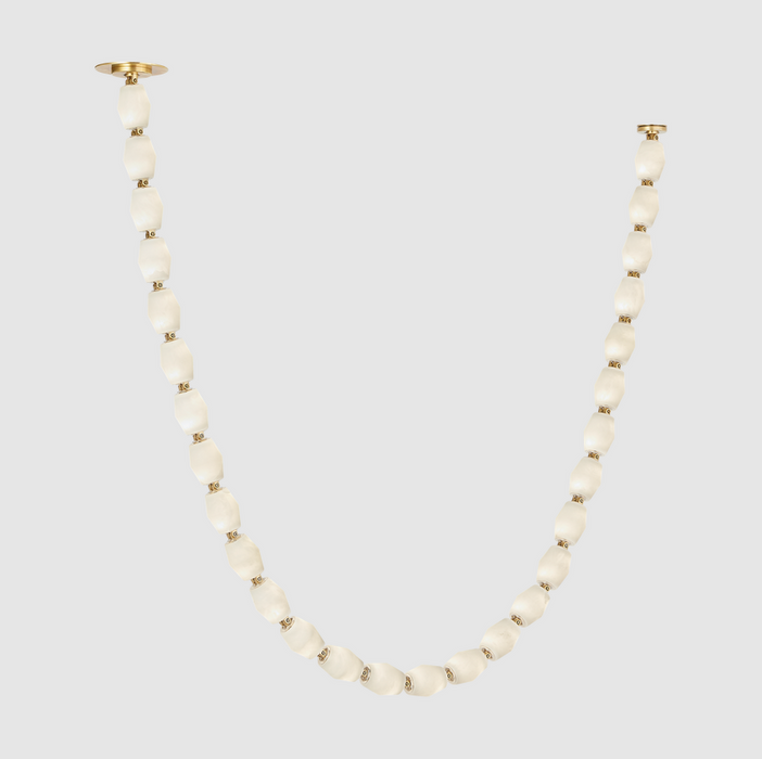Modern Alabaster Necklace Chandelier