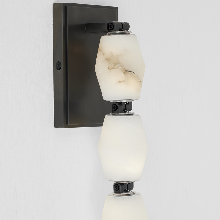 Modern Alabaster Necklace Wall Lamp