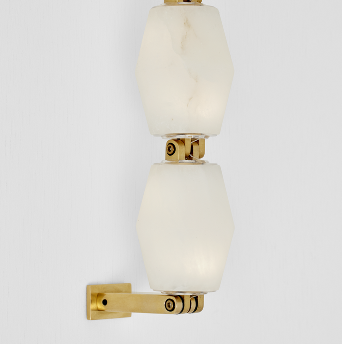 Modern Alabaster Necklace Wall Lamp