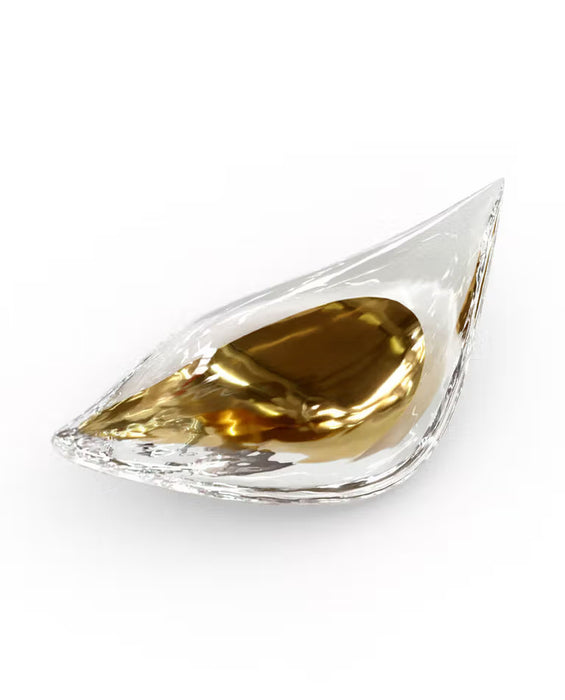 Modern Floating Glass Leaves Chandelier for High Ceiling/Hotel/Restaurant