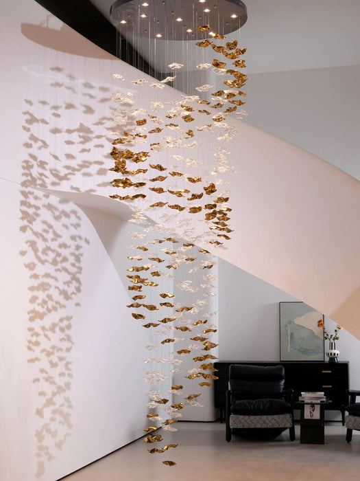 Modern Floating Starfish Glass Chandelier for High Ceiling /Hotel/Restaurant