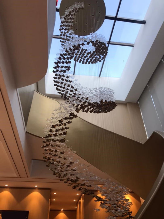 Modern Floating Starfish Glass Chandelier for High Ceiling /Hotel/Restaurant