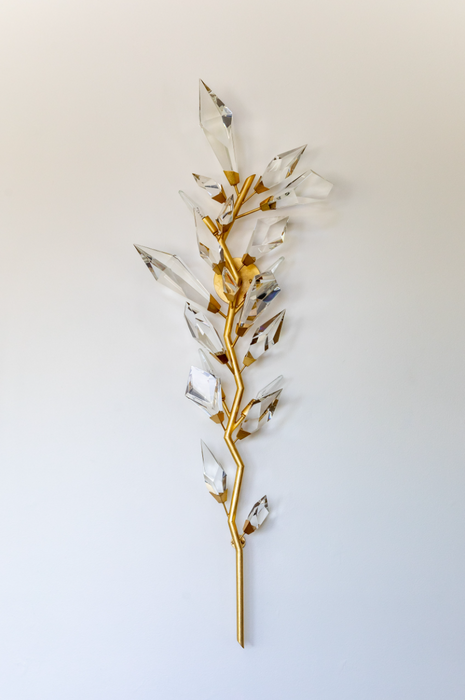 Modern Handcrafted Crystal Wall Lamp