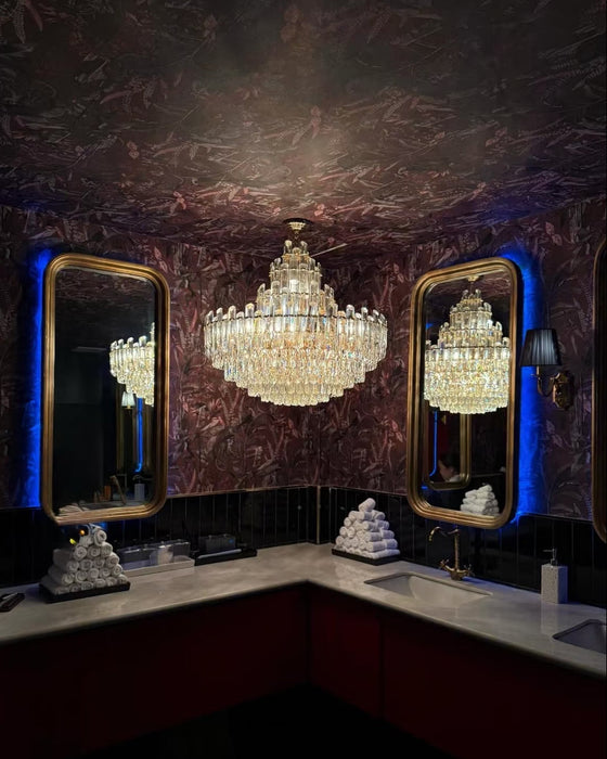 Lámpara de lujo moderna para sala de estar, lámpara de techo para comedor, estilo conciso, accesorio para dormitorio