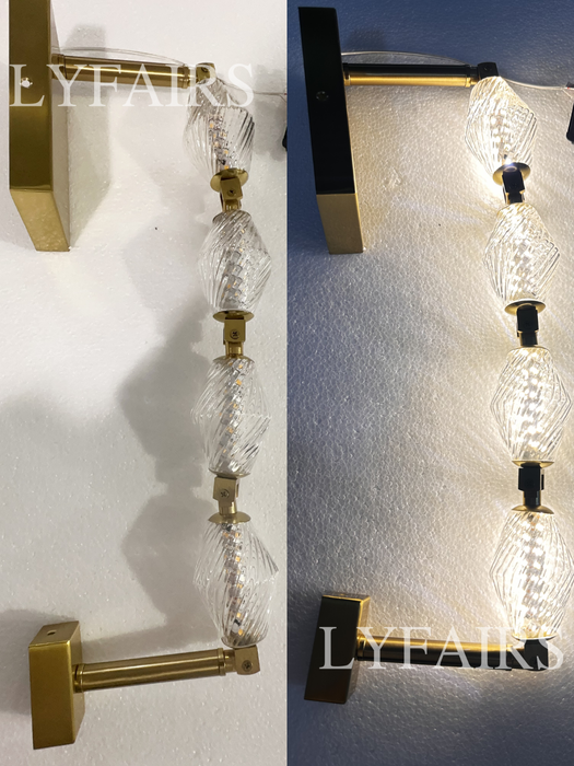 Modern Luxury Necklace Glass Wall Sconce