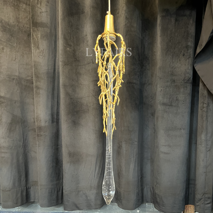 Single Branching Teardrop Pendant