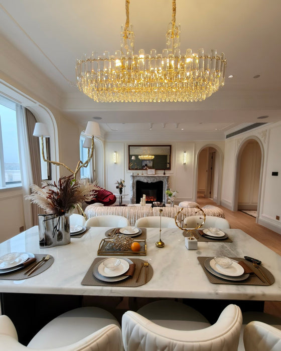 Lámpara de lujo moderna para sala de estar, lámpara de techo para comedor, estilo conciso, accesorio para dormitorio