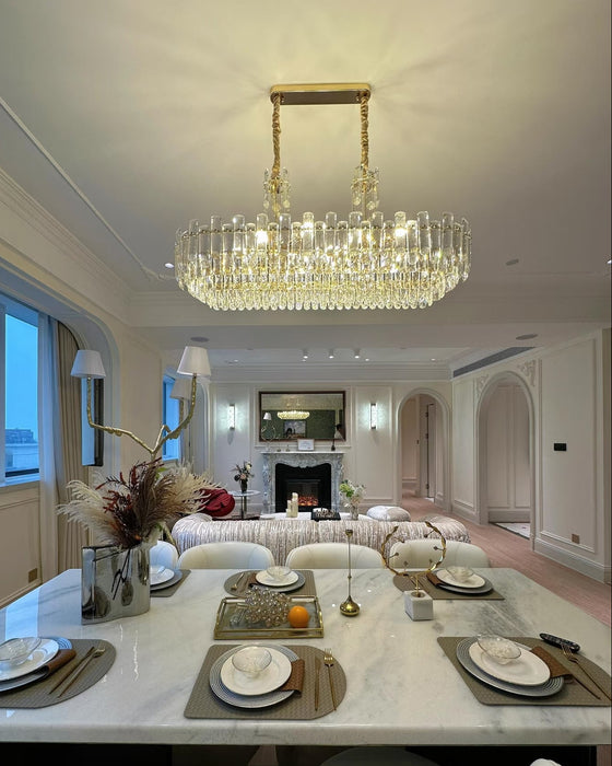 Lámpara de lujo moderna para sala de estar, lámpara de techo para comedor, estilo conciso, accesorio para dormitorio