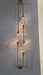  lyfairs Modern Oval Inlay Crystal Wall Lamp