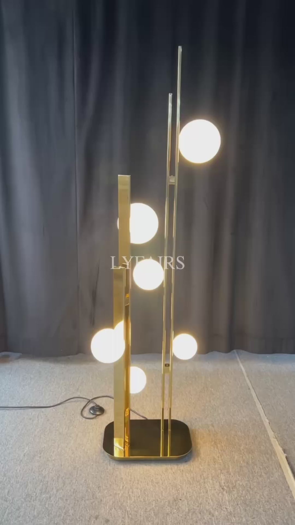 Modern Ceative 6-Light Ball Floor Lamp