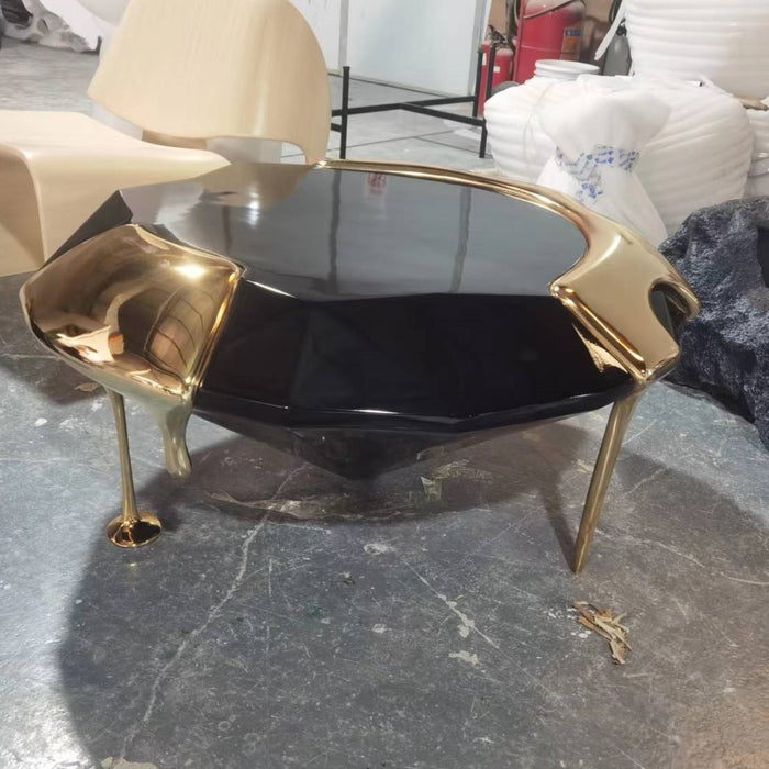 Modern Style Diamond Shape Coffee Table With Color Customized