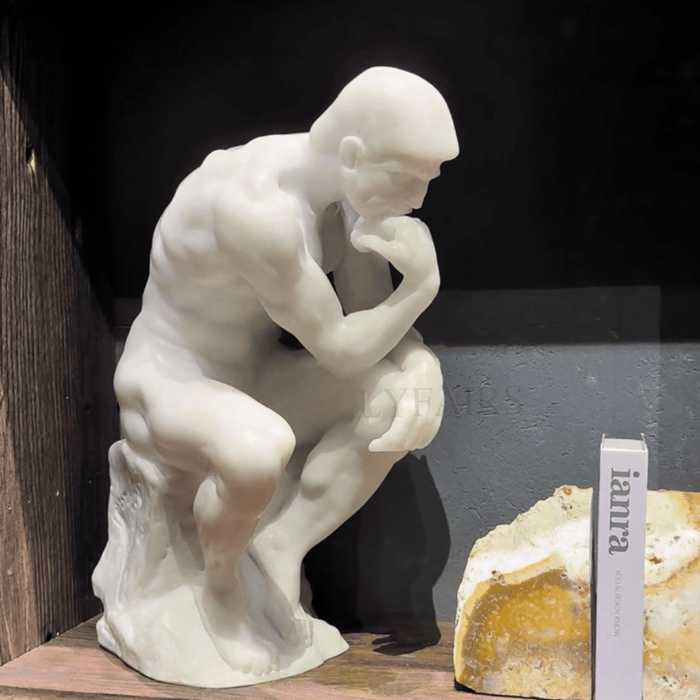 The Thinker Neoclassical Tabletop Sculpture