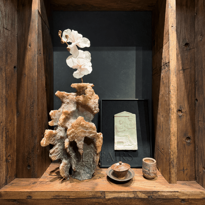 Grotto Orchid Rock Sculpture