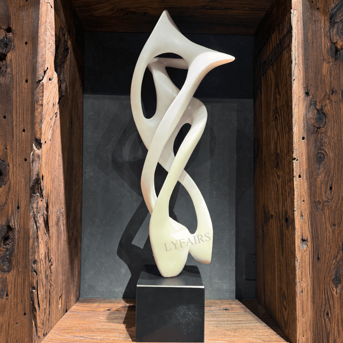 Sinuous Intertwined Abstract Sculpture
