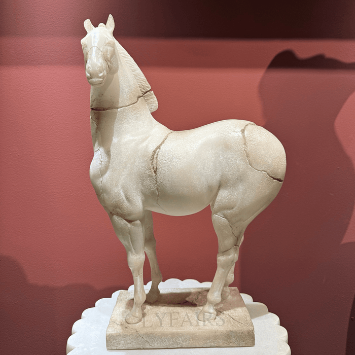 Tang Dynasty Style Fractured Horse Sculpture