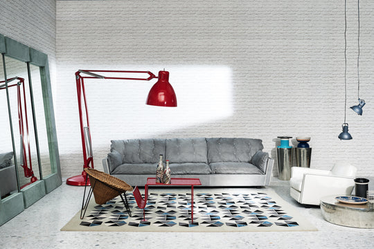 Sofá minimalista moderno de estilo italiano