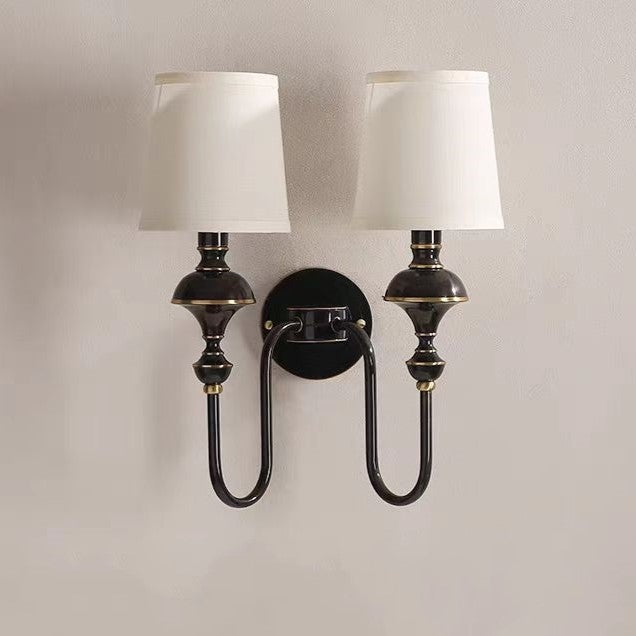 Lampada da parete moderna e classica a 1/2 luci in ottone per la casa