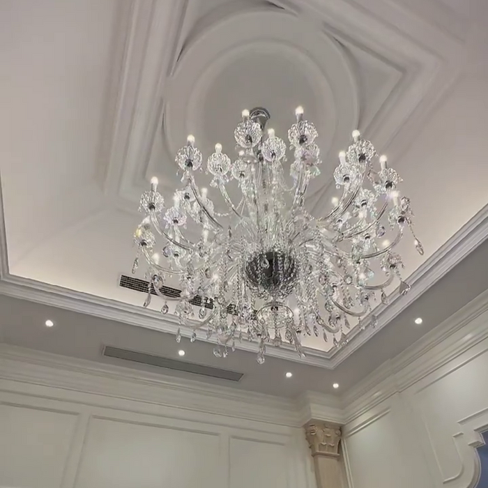 Nuevo Candelabro de cristal de lujo para sala de estar/vestíbulo/escalera/Villa
