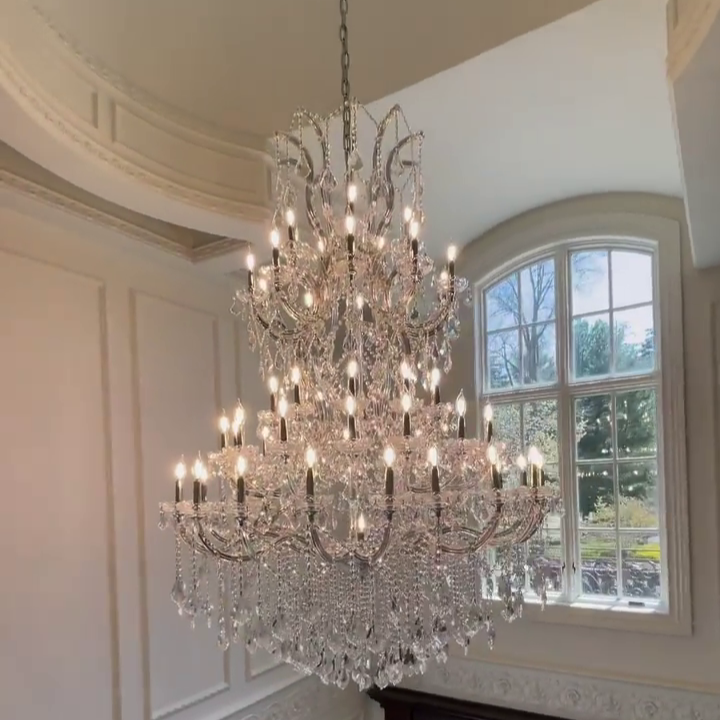 chandelier シェルフ CRYSTOP Crystal Chandeliers for Dining Room, 6-Lights Classic