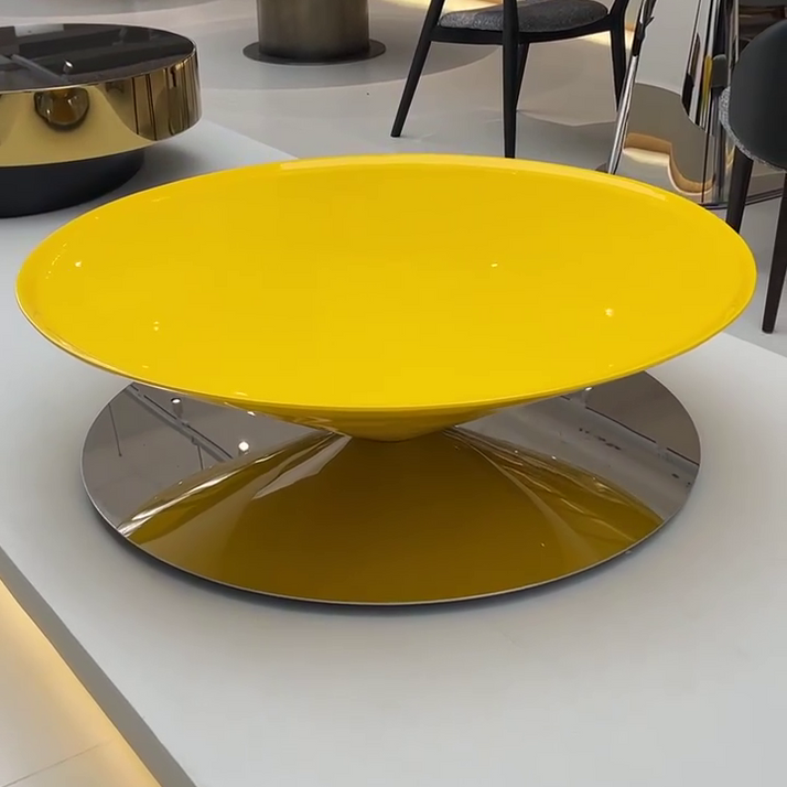 French Conical Hovering Flying Saucer Coffee Table β Lyfairs