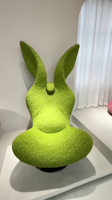 Art Design Green Rabbit Lounge Chair