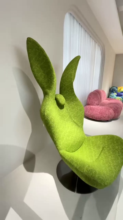 Art Design Green Rabbit Lounge Chair