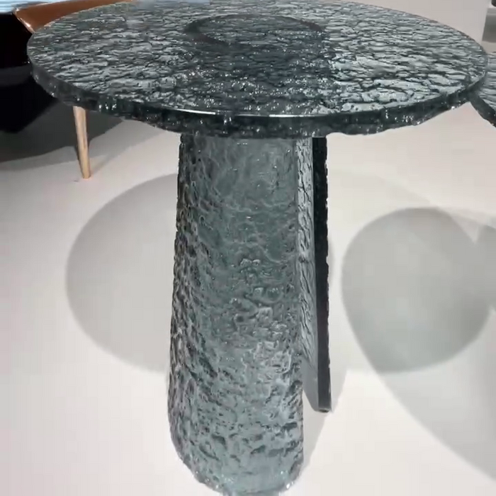 Modern Art Design Ripple Acrylic Coffee Table