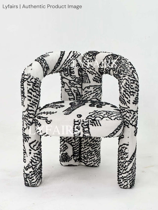 Vintage Tiger Stripes Dining Room/Dressing Chair