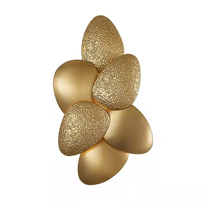 Gold Nordic Style Pebble Wall Light Creative Wall Sconces For Bedroom