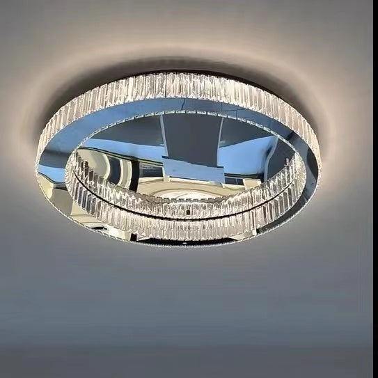 Modern Round Crystal Ceiling Chandelier For Living Room/Dining Room