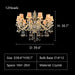 D39.4"*H30.7" chandelier,chandeliers,extra large,large,oversize,big,huge,foyer,duplex hall,two-story foyer,loft,candle,branch,raindrop,pendent,crystal,metal