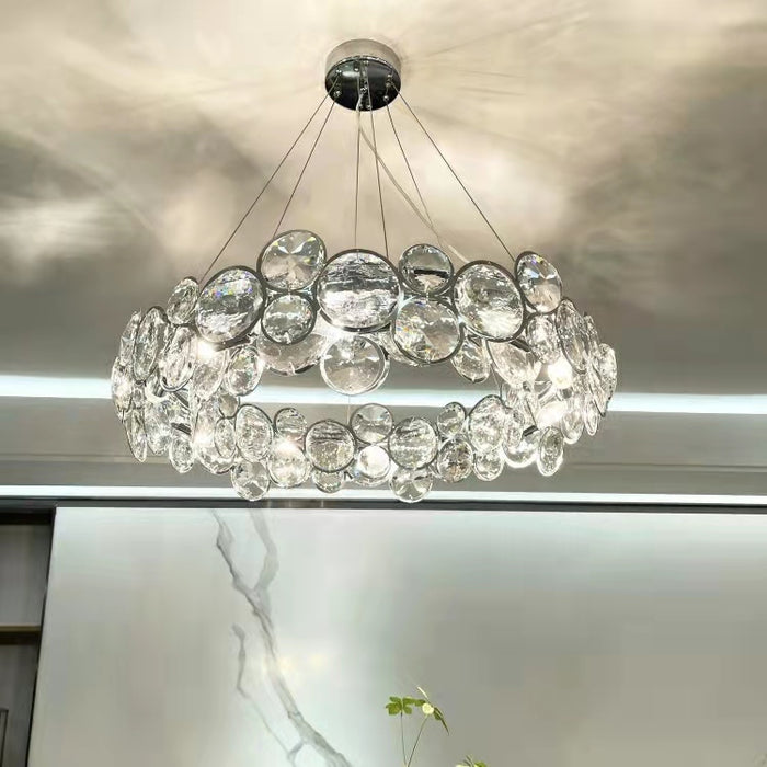 Designer Crystal Chandelier for Living Room Bedroom Ceiling Light Fixture
