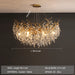 Affordable New French Style Branch Beautiful Crystal 2022 Popular Chandelier Crystal Leaves Ceiling Light Fixture For Living room Bedroom