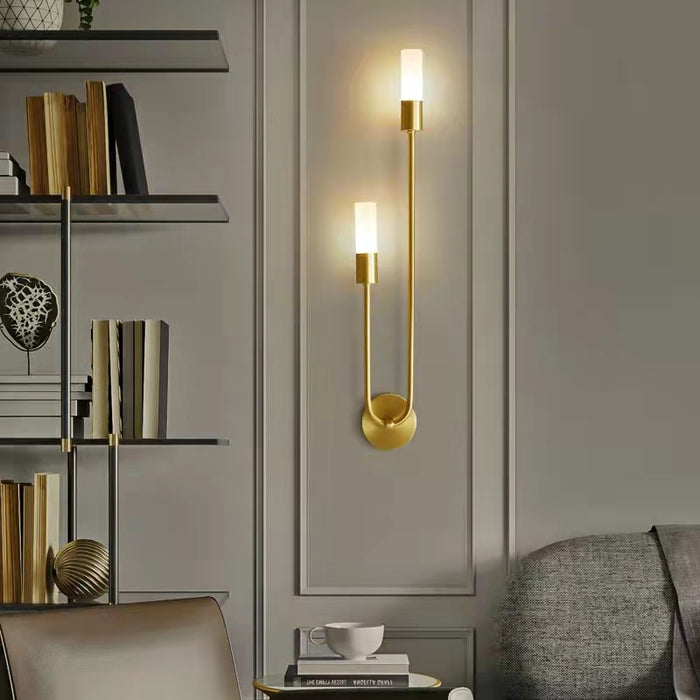 Aplique LED de diseño minimalista, luces de pared para sala de estar y pasillo 