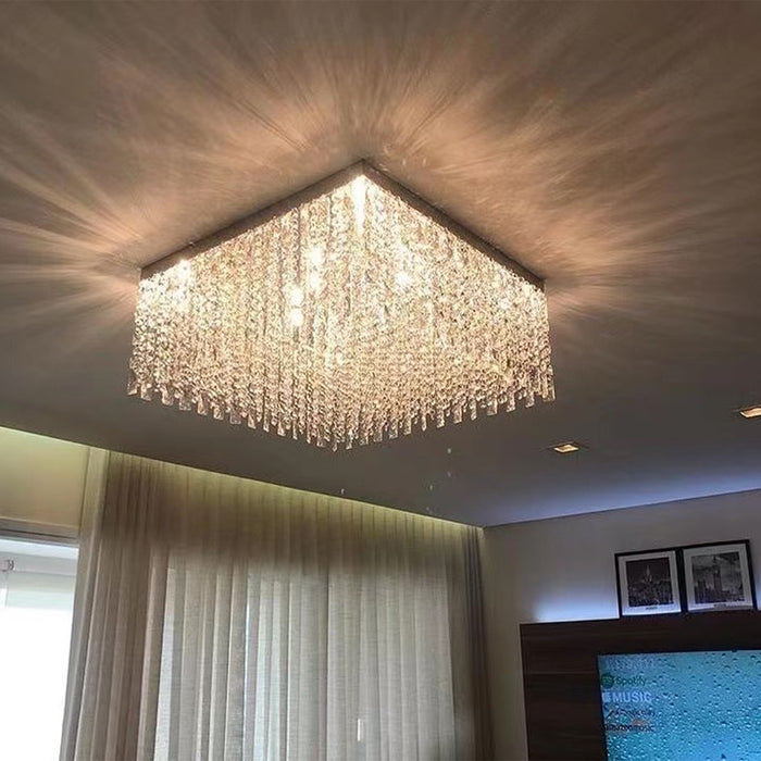 Luz de cristal cuadrada moderna del montaje empotrado para la sala de estar/el dormitorio/el comedor