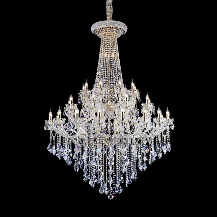 crystal lighting-extra large/oversized/huge foyer candle branch crystal chandelier staircase ,hallway,coffee shop/restaurant chandelier clear crystal 