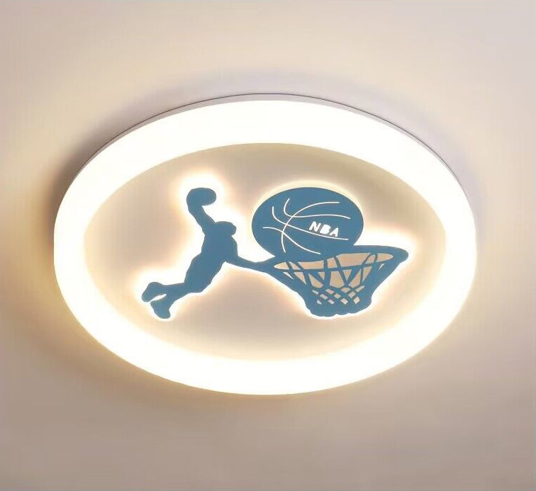 Children's Bedroom Lights Basketball Sports Ceiling Lights For Boys Room