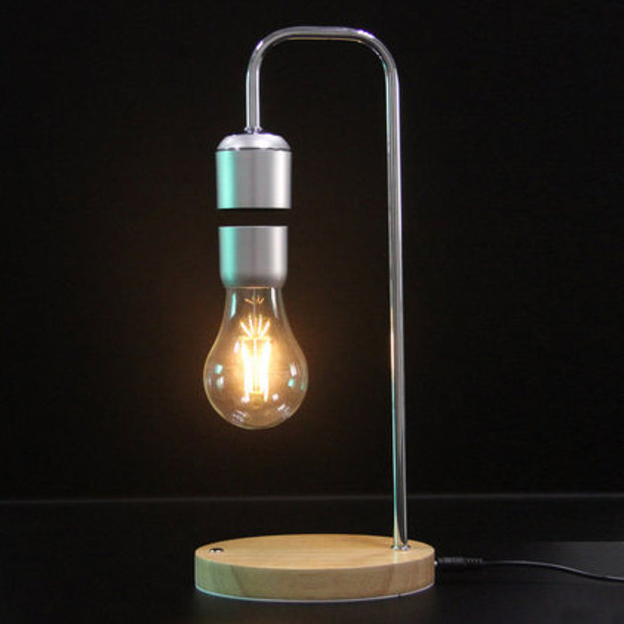 Lampadina LED wireless galleggiante a levitazione magnetica con caricatore wireless 