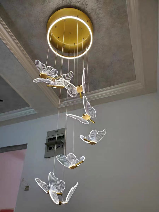 stunning elegant butterfly lighting fixture 