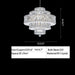 D23.6"*H19.7" chandelier,chandeliers,crystal chandelier,modern chandeliers,honeycomb,living room chandelier,extra large ,multi-layer,luxury