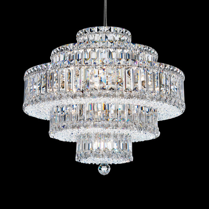 Lámpara de araña de cristal de lujo, luz moderna, multicapa, circular extragrande, para sala de estar/comedor/villa