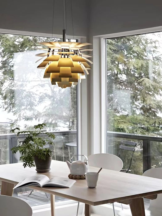 Designer Recommended Scandinavian Modern Pinecone Chandelier for Study / Living Room / Restaurant / Hotel