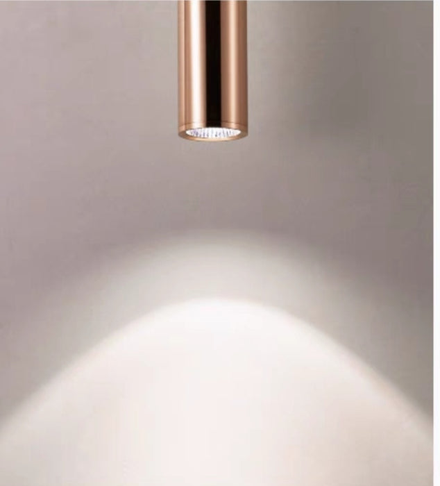 Lámpara colgante de comedor lineal larga de oro escandinavo para bar/isla de cocina/comedor