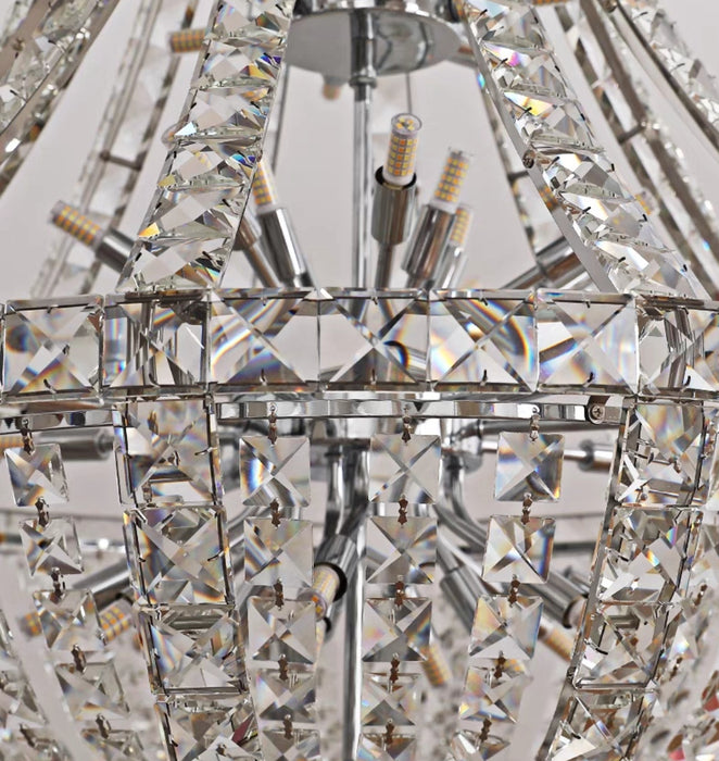 New Extra Large Luxury and Elegant Crystal Chandelier for Living Room/Staircase/Foyer/Villa/Duplex Hall