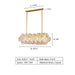 D29.5"*H24.0"chandelier,chandeliers,brass,crystal,pendant,long table,dining table,big table,rectangle,gold