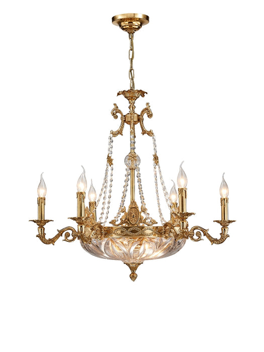 European Style Luxury Crystal Pendant Candle Chandelier for Living Room/Foyer/Entrys/Hallway