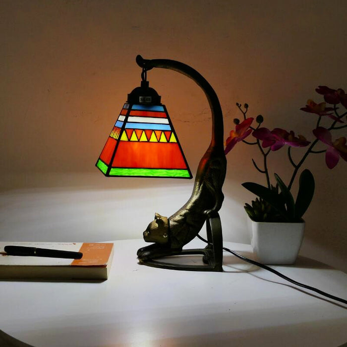 Lámparas de mesa coloridas del arte de la luz de cristal de Tiffany para el estudio/el dormitorio/la sala de estar